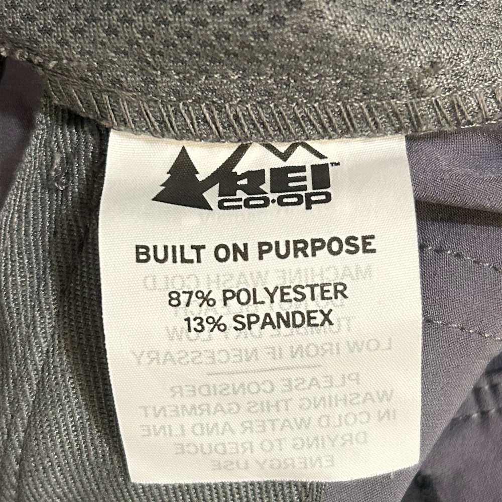 REI Kornati Roll-Up Pants Hiking Trail Utility UPF 50 Outdoor Gorp Travel Gray 6 - Picture 14 of 16